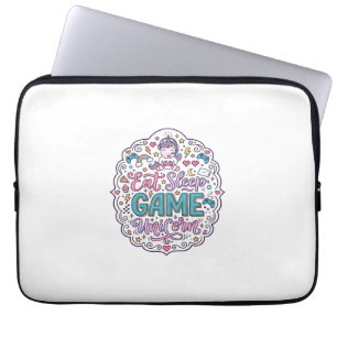 Capa Para Notebook Unicórnio Comer Dormir Jogo Unicórnio Impressão Di