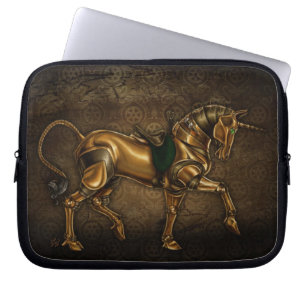 Capa Para Notebook Unicórnio de Steampunk