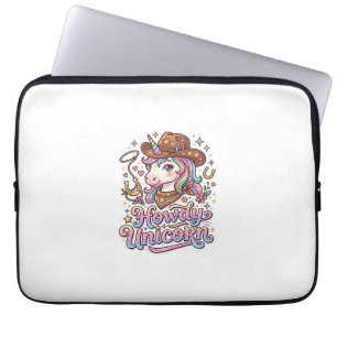 Capa Para Notebook Unicórnio Howdy Unicórnio Presente Ideia Adesivo e