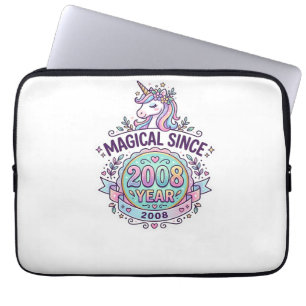 Capa Para Notebook Unicórnio Mágico Desde Ano Design Gráfico Zazzle D