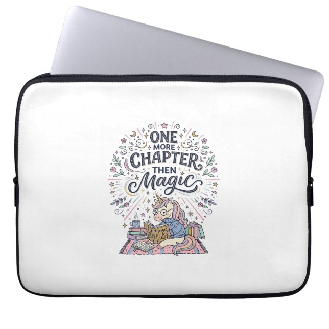 Capa Para Notebook Unicórnio Mais Um Capítulo Então Magia Impressão P (Frente)