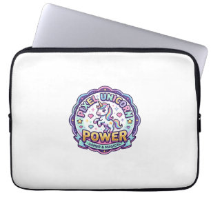 Capa Para Notebook Unicórnio Pixel Unicórnio Poder POD Roupas Prontas