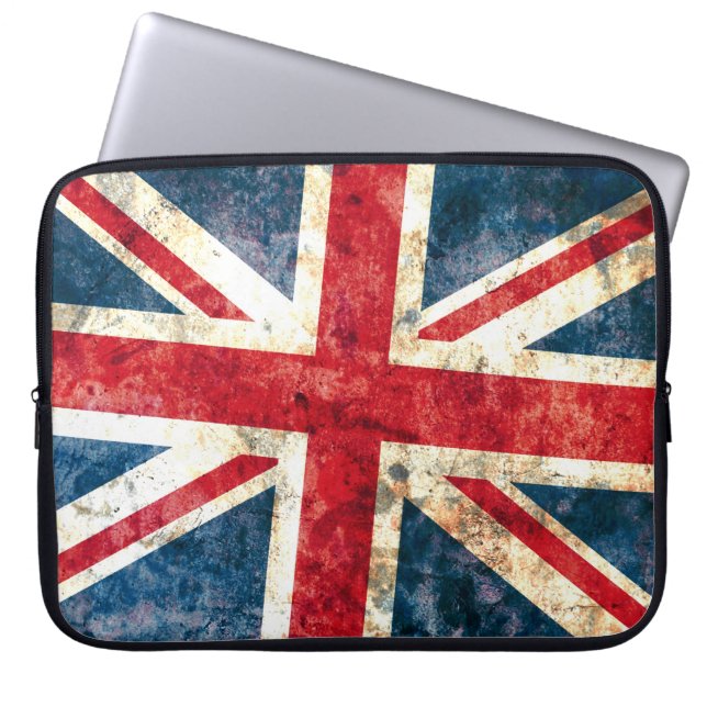 Capa Para Notebook Union Jack 15" a bolsa de laptop (Frente)