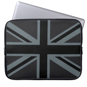 Capa Para Notebook Union Jack preto corajoso