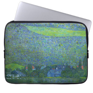 Capa Para Notebook Unterach no Attersee por Klimt, Arte Nova vintage