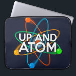 Capa Para Notebook UP E ATOM Science<br><div class="desc">Uma ciência legal,  moderna e divertida inspirou uma bolsa de laptop projetada como presente para todos os cientistas,  professores de ciência,  estudantes de ciência,  enfim,  qualquer geek de ciência em sua vida (e isso inclui você)! Projetado pela Science Geekness © em http://www.zazzle.com/sciencegeekness*</div>