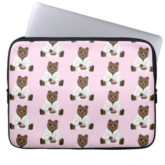 Capa Para Notebook Urso de Ciência