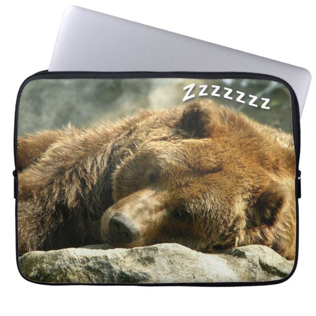 Capa Para Notebook Urso de ressonância (Frente)