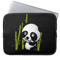 Urso-panda branco e preto