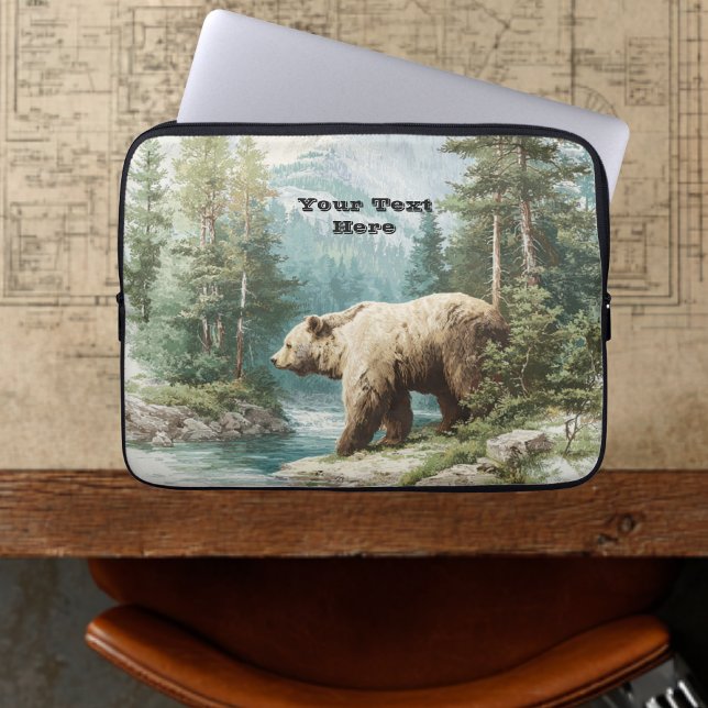 Capa Para Notebook Urso Pardo (Brown Bear Collection)