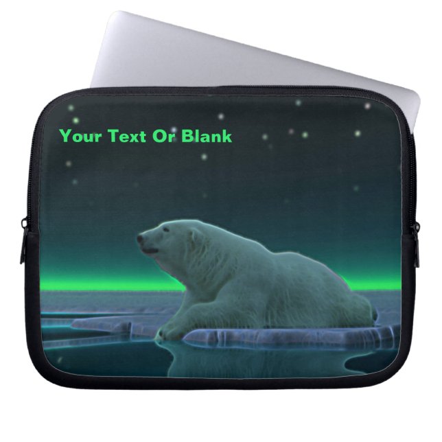 Capa Para Notebook Urso Polar De Borda De Gelo (Frente)
