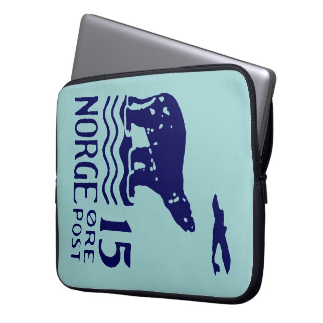 Capa Para Notebook Urso Polar Norueguês 1925 (Frente Esquerda)