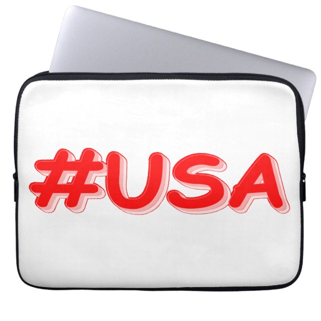 Capa Para Notebook "#USA" Design. Comprar Agora (Frente)