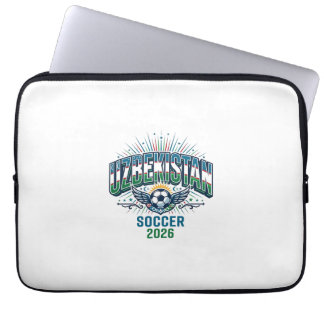 Capa Para Notebook Uzbekistão Futebol 2026 Futebol Negrito Tipografia
