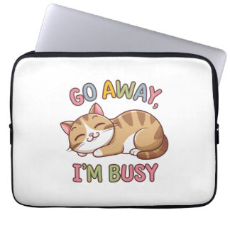 Capa Para Notebook Vá embora, estou ocupado