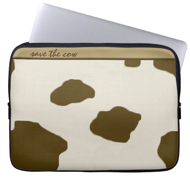 Capa Para Notebook Vacas SALVAM A VACA (Frente)