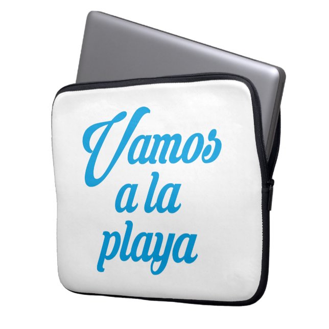 CAPA PARA NOTEBOOK VAMOS A LA PLAYA (Frente Esquerda)