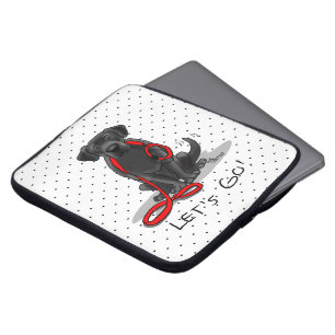 Capa Para Notebook Vamos! Black Labrador Retriever - Cachorro Bonito