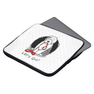 Capa Para Notebook Vamos Engraçado! Sheepdog Inglês (Cinza 1)