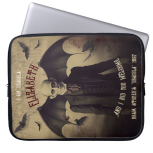 Capa Para Notebook Vampiro do Drácula Gótica Personalizado