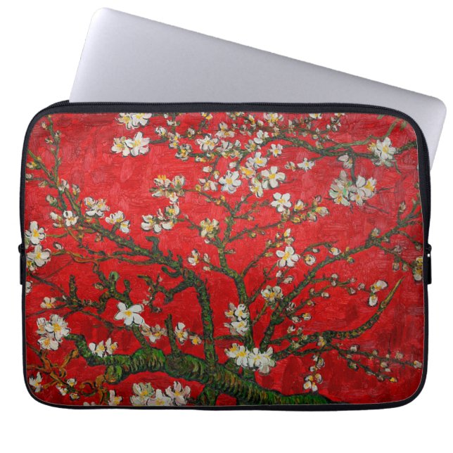 Capa Para Notebook Van Gogh Almond Blossoms Red (Frente)