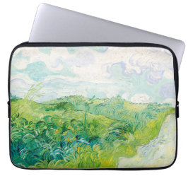 Capa Para Notebook Van Gogh. Campos de Trigo Verde Auvers. Impression