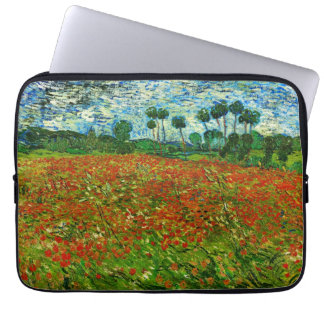 Capa Para Notebook Van Gogh Field com Poppies (F636) Belas Artes