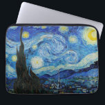Capa Para Notebook Van Gogh Starry Night. Impressionismo arte de vint<br><div class="desc">Bolsa de laptop "A Noite Estrelada" de Van Gogh.</div>
