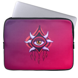 Capa Para Notebook Vaporware Demon Eye - Gótico colorido