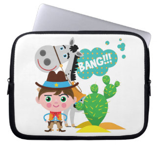 Capa Para Notebook Vaqueiro e cavalo