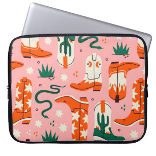 Capa Para Notebook Vários padrões de botas de cowboy