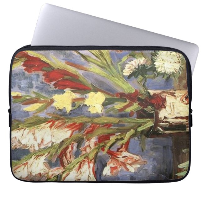 Capa Para Notebook Vase com Gladioli 1886, Vincent van Gogh (Frente)