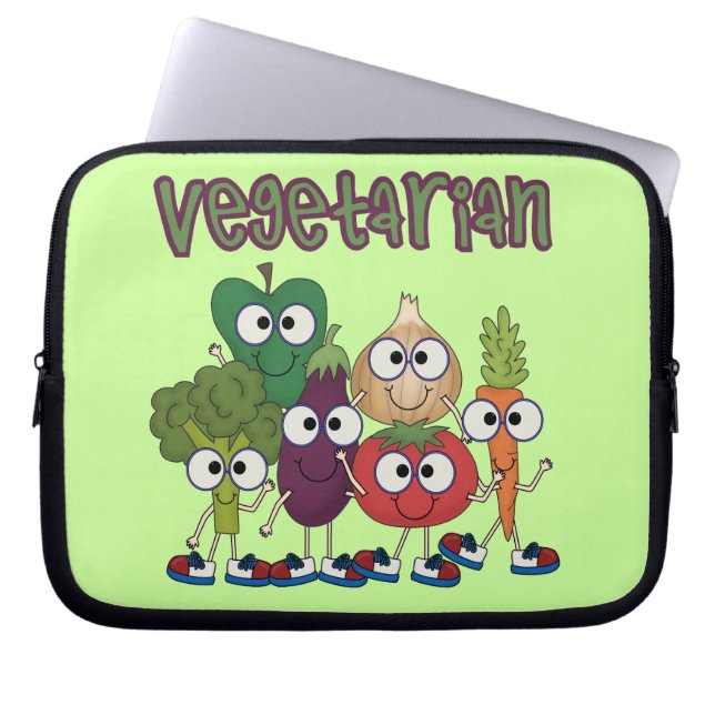 Capa Para Notebook Vegetariano (Frente)
