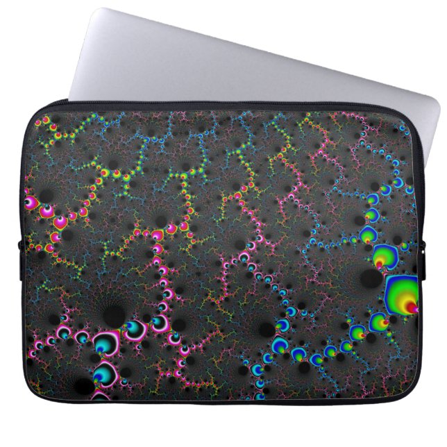 Capa Para Notebook Veias - Arte Fractal (Frente)