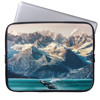 Capa Para Notebook Veiculação de baleias do Alaska: excursão de barco
