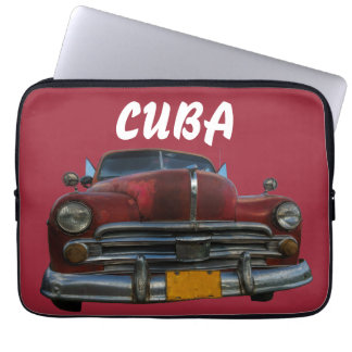 Capa Para Notebook Veículo americano clássico em Vinales, Cuba