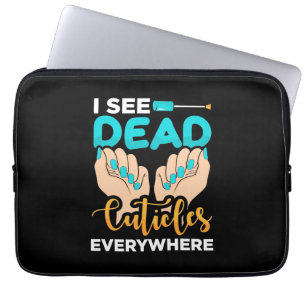 Capa Para Notebook Vejo Círculos Em Todo Lugar