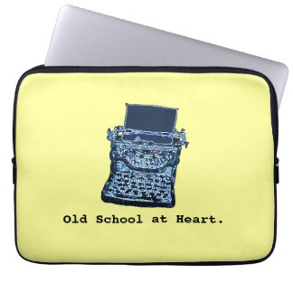 Capa Para Notebook Velha escola na Capa do coração