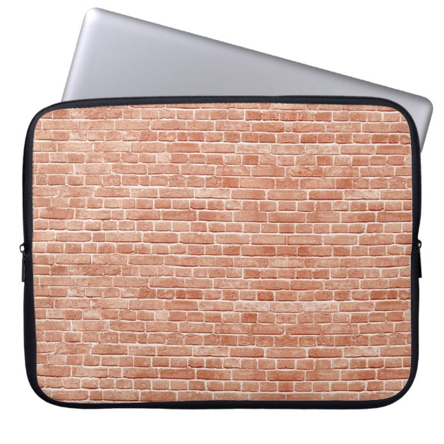 Capa Para Notebook Velho muro vermelho de tijolos. (Frente)