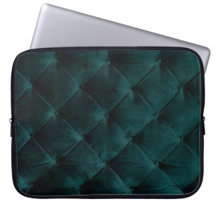 Capa Para Notebook Velvet Green: Elegância Têxtil Malaquita