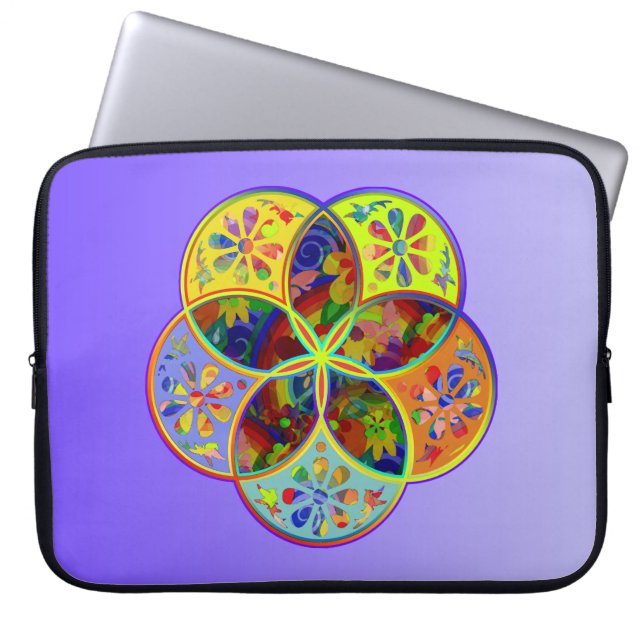 Capa Para Notebook Venus Flower of Love fineART Flower Power (Frente)