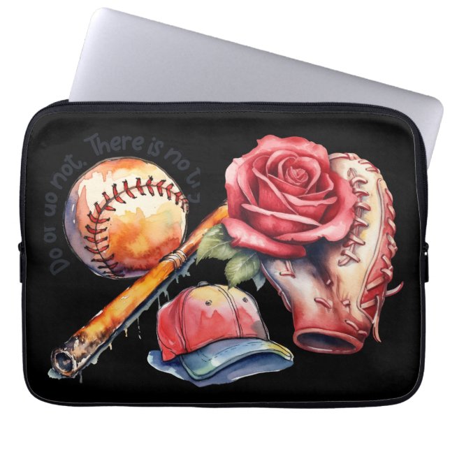 Capa Para Notebook Verão de Softball (Frente)