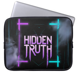 Capa Para Notebook Verdade oculta - Neon Cyberpunk Design