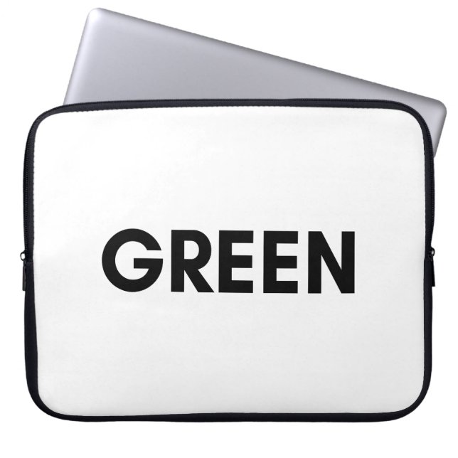 Capa Para Notebook verde (Frente)