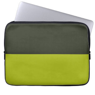 Capa Para Notebook Verde ácido - preto esverdeado