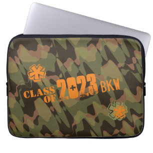 Capa Para Notebook Verde de Camuflagem Personalizada