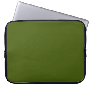 Capa Para Notebook Verde-escuro de cor sólida