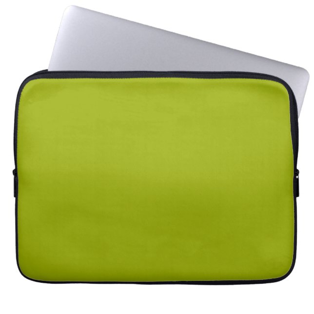 Capa Para Notebook Verde limão simples (Frente)