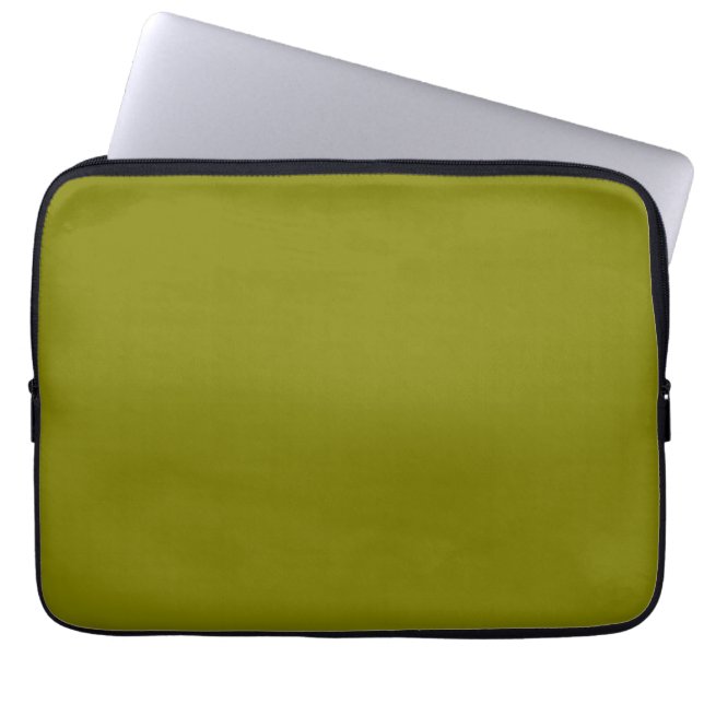 Capa Para Notebook Verde-oliva clássico (Frente)