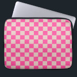 Capa Para Notebook Verifique a placa de verificação de padrão do cor-<br><div class="desc">Padrão verificado - Cor-de-rosa-coral e prancheta de verificação de salmão.</div>